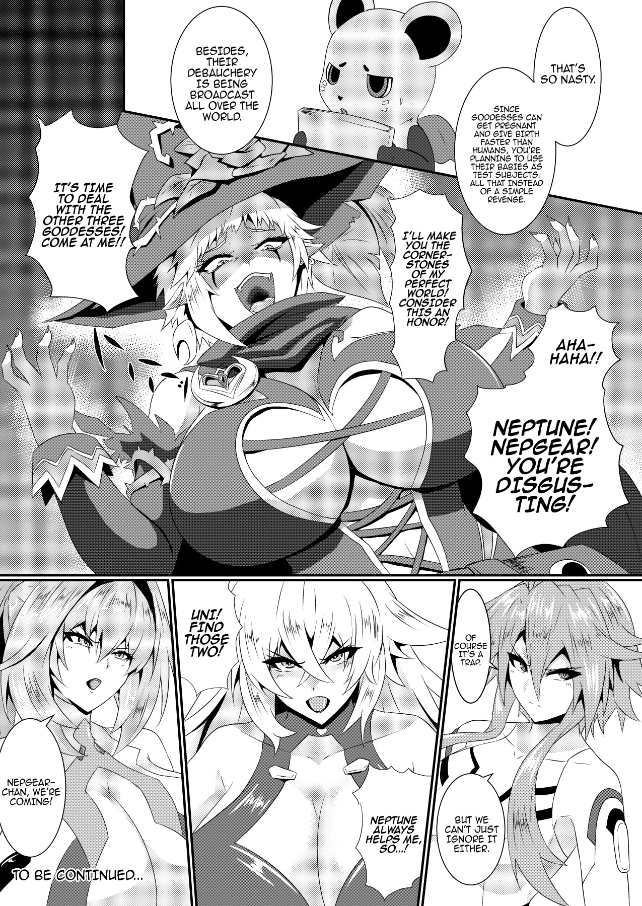 Hentai Manga Comic-Pleasure of the Goddesses -Nep--Read-24